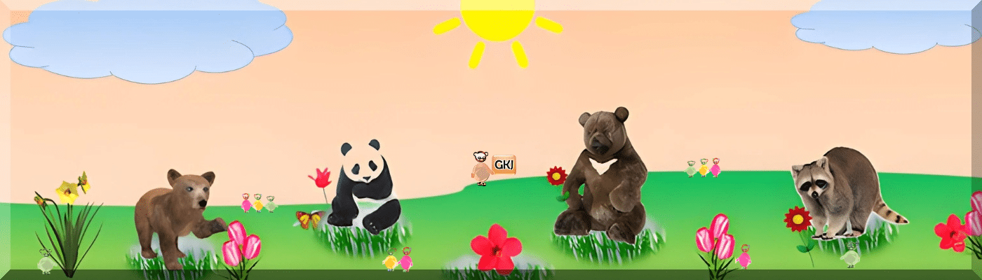 gkj-banner mit Bärchen auf der Wiese